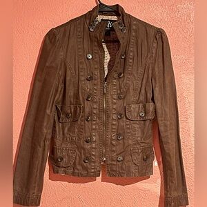 Stylish Brown Utility Jacket for Women